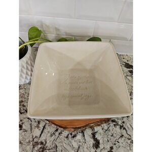 Vintage  Beautiful American Greetings 9.5 X 9.5 Serving Dish
